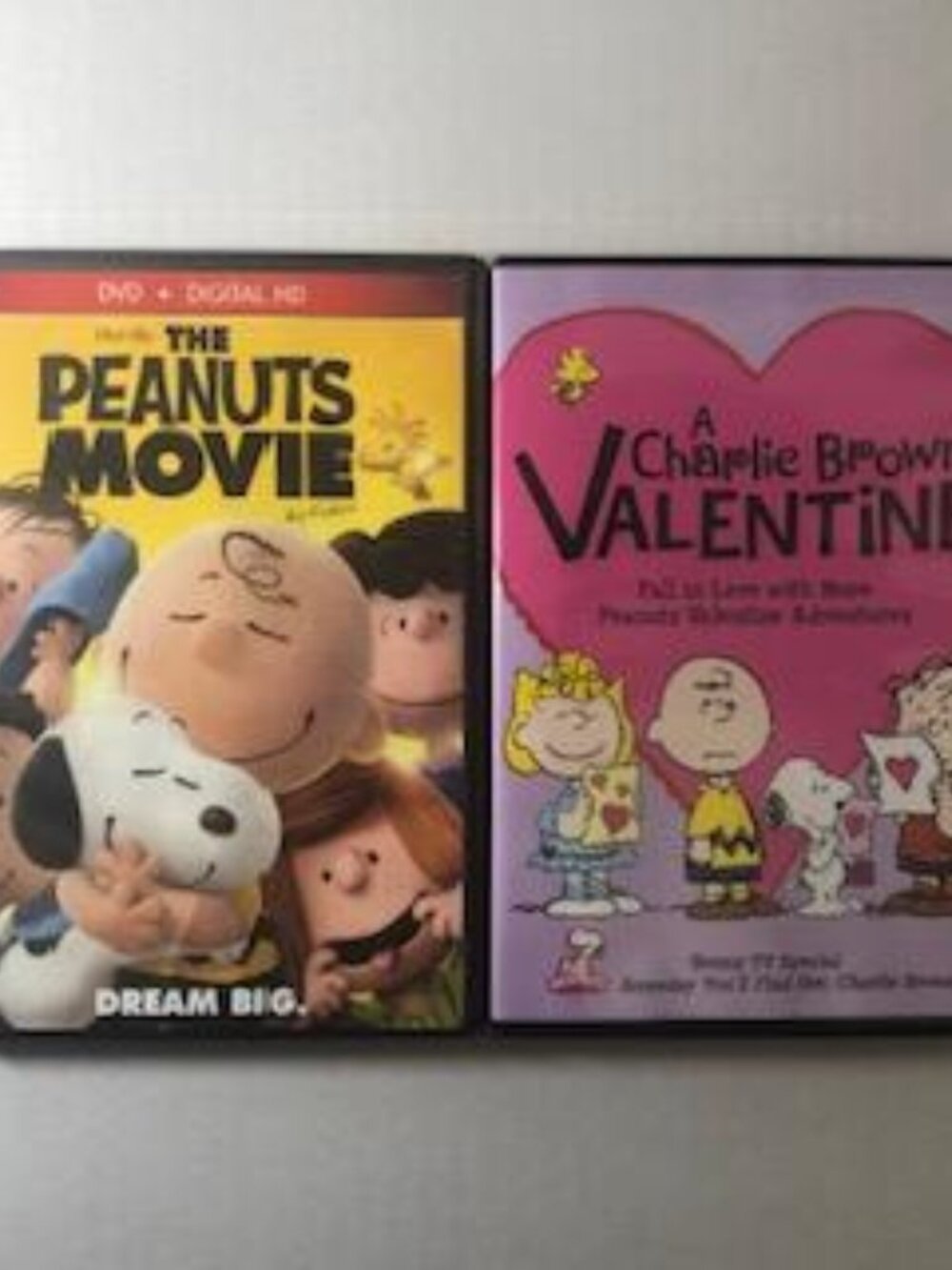 Charlie Brown DVD Lot - The Peanuts Movie, A Charlie Brown Valentine